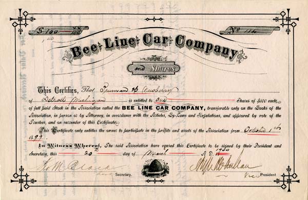 Bee Line Car Co.